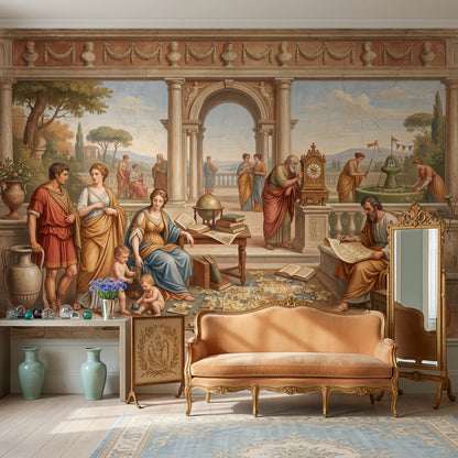 Antik Roma Sahnesi Poster Duvar Kağıdı Klasik Salon