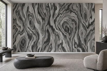 Gri Mermer Desenli Poster Duvar Kağıdı Modern Banyo Duvarı